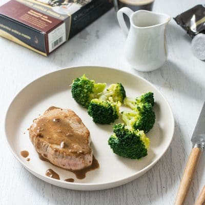 Grenadins de veau, sauce au café Gourmesso