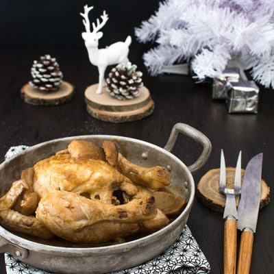 Recette de Noël : Coquelets sauce aux cèpes