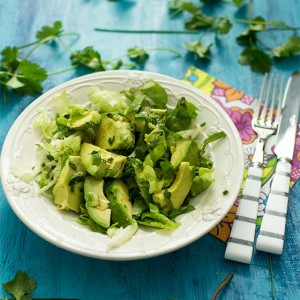 Recette de salade d'avocats aux herbes
