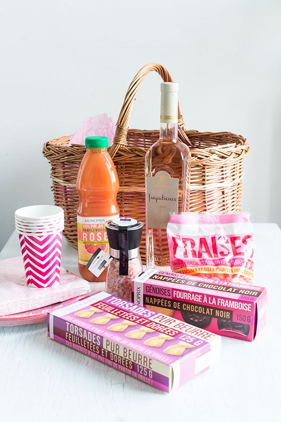 Un apéro et goûter girly avec Monoprix