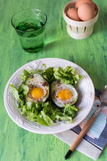 Recette d'Avocado eggs (oeufs cocotte dans un avocat)