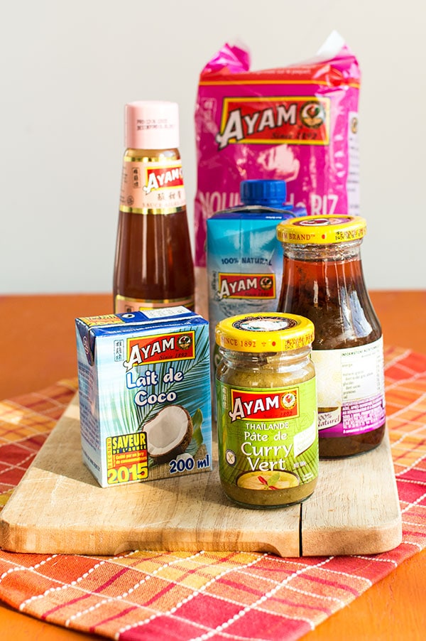 Produits Ayam et Recette de Pad thaï poulet