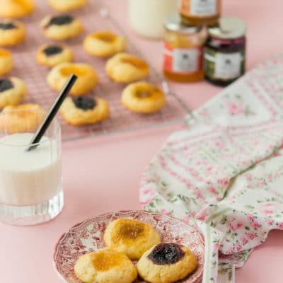 Recette de Biscuits puits à la confiture "La Petite Cueillette"