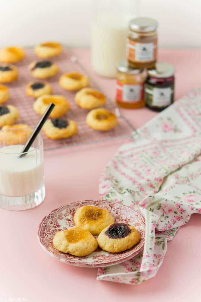 Recette de Biscuits puits à la confiture "La Petite Cueillette"