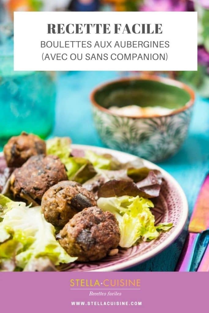 Recette de Boulettes aux aubergines (avec ou sans Cuisine Companion. Livre "Mes recettes de saison au Companion" de Mimicuisine