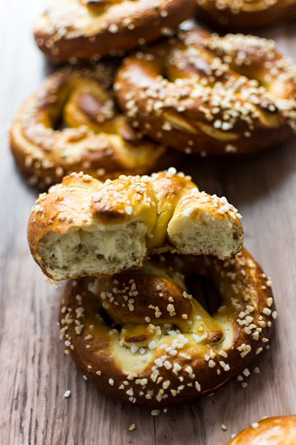 Recette de Bretzels, comme en Alsace, recette facile de pretzel ou bretzel, brioche salée alsacienne