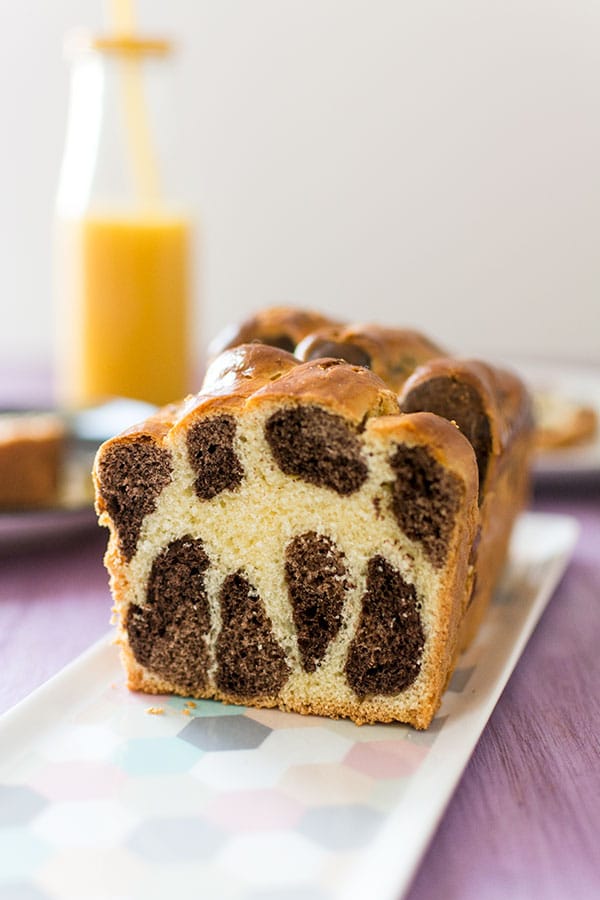 Recette de Brioche léopard au cacao