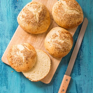 Recette de buns ou pains à hamburger, sans machine à pain