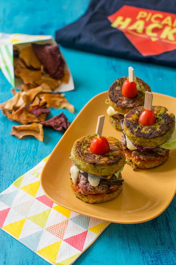 Recette de Mini burgers de légumes {Défi Picard Hacker}