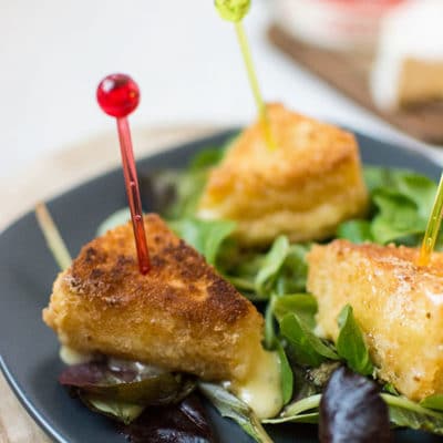 Recette de Camembert pané, ou beignets de camembert, recette facile de camembert pané, idéal avec une salade