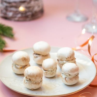 Recette de Noël végétarien : Macarons de champignons