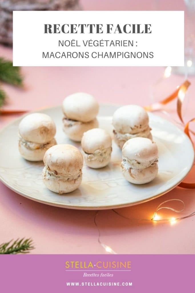 Recette de Noël végétarien : Macarons de champignons, recette express d'apéritif pour Noël
