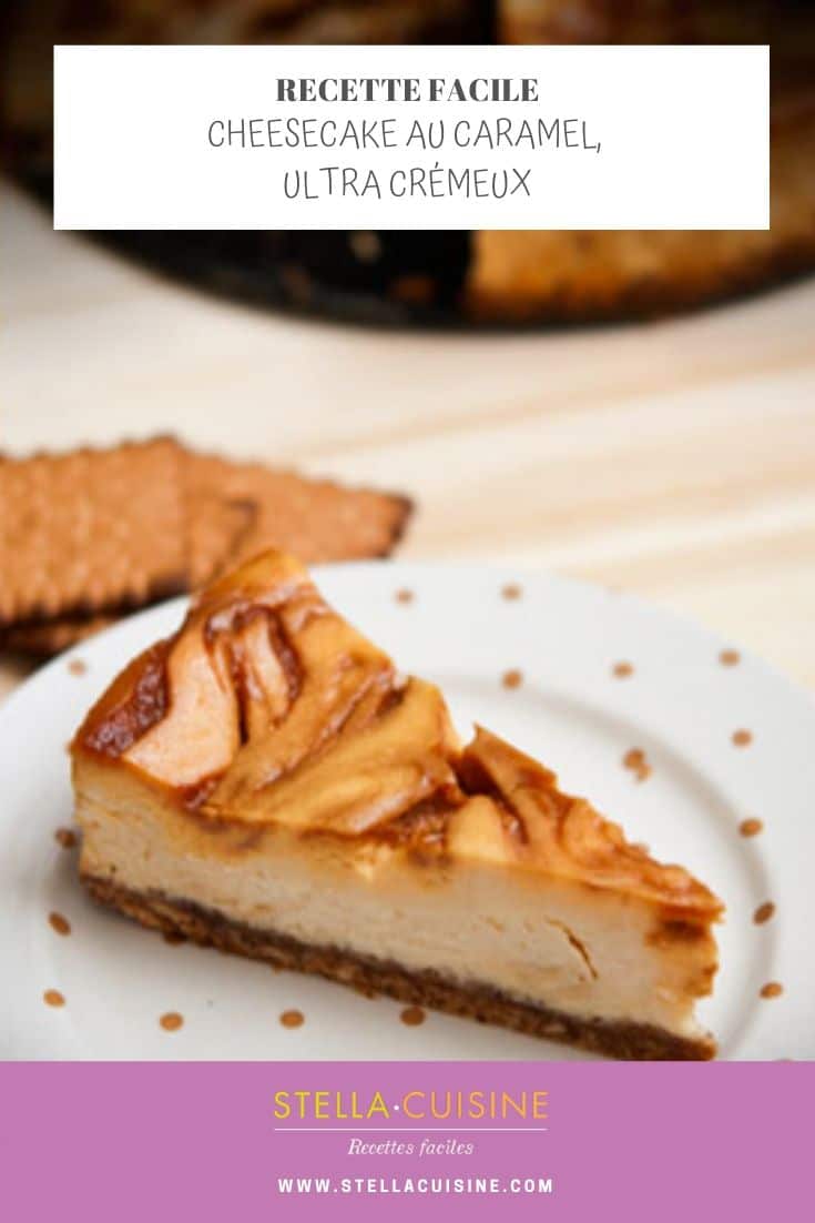 Recette de cheesecake au caramel, recette rapide, recette facile, recette pas chère, recette cheesecake