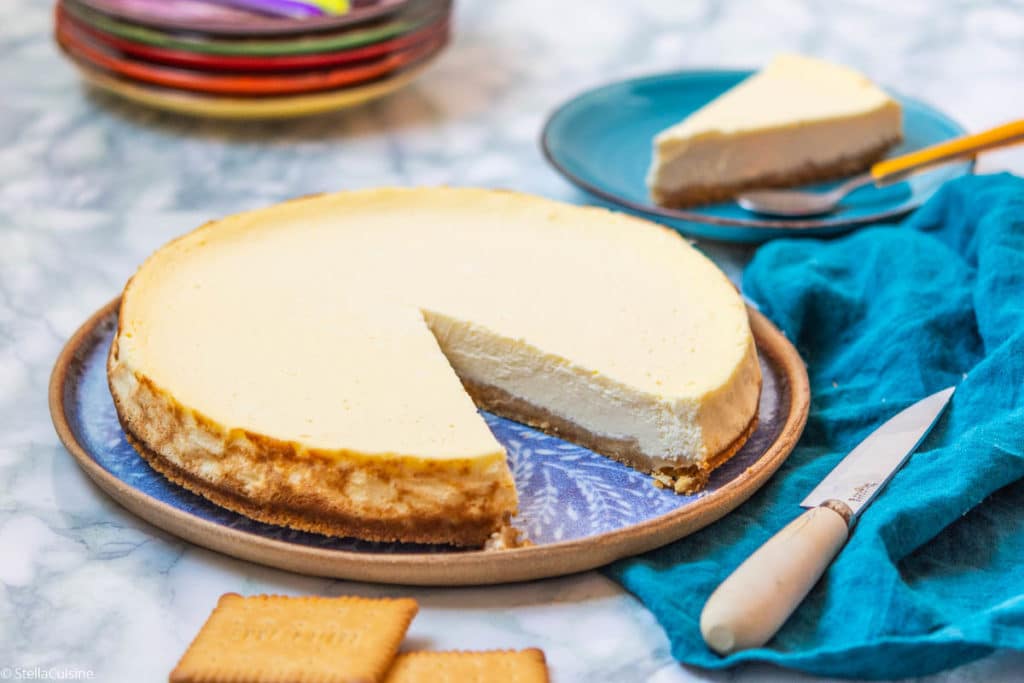 cheesecake1pf Recette facile de New-York Cheesecake, comme dans la série Friends ! Recette de cheesecake facile.