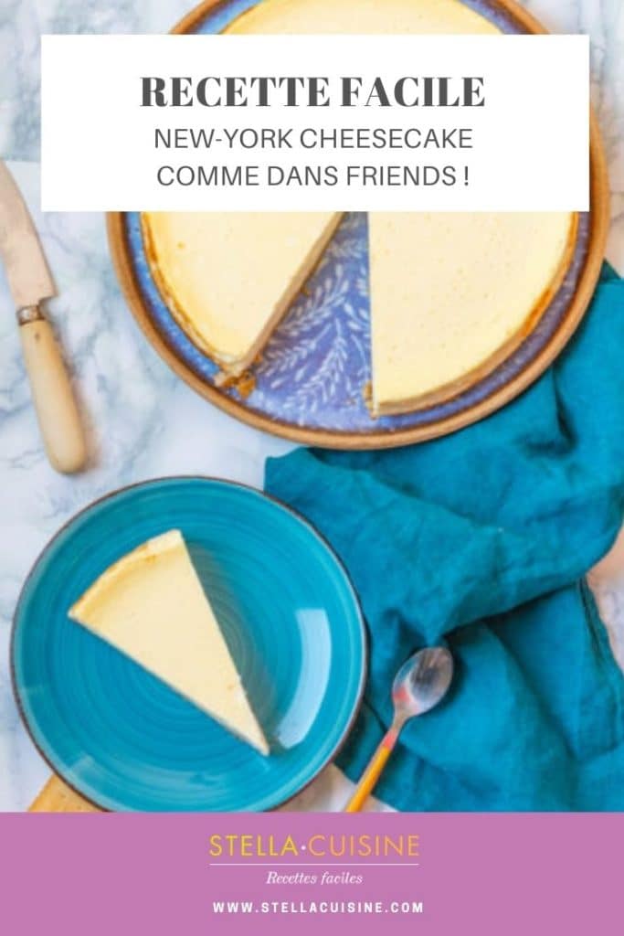 Recette facile de New-York Cheesecake, comme dans la série Friends ! Recette de cheesecake facile.