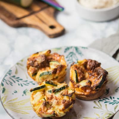 Recette de Clafoutis salé de courgettes et gorgonzola