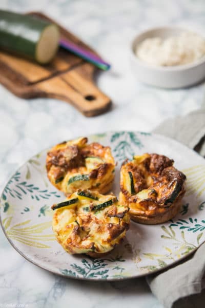 Recette de Clafoutis salé de courgettes et gorgonzola