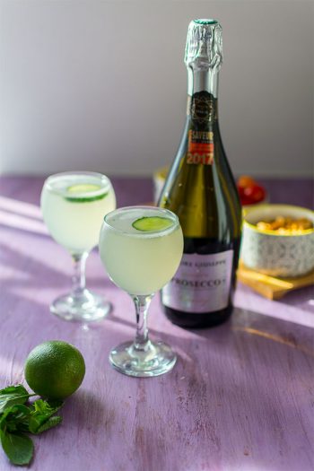 Recette de Cocktail East Side (Gin et Prosecco)