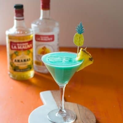 Recette de Cocktail Hawaiian Blue au Rhum La Mauny