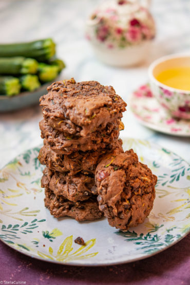 Recette de Cookies courgettes et chocolat