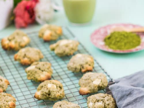 Recette De Cookies Au The Matcha Et Chocolat Blanc Recettes Faciles Pas Cheres Et Rapides