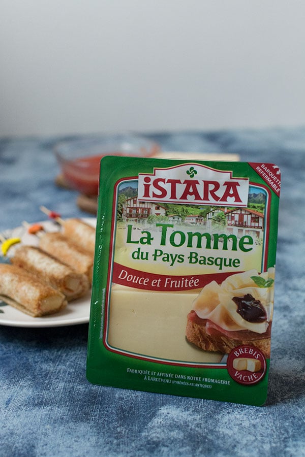 Recette facile de croque apéro à la tomme du pays basque Istara