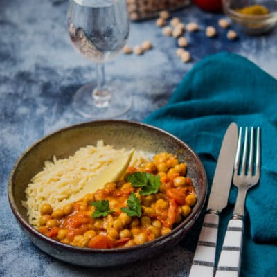 Recette de curry de pois chiches (chana masala), recette légère et saine, recette WW bleu en 2SP.