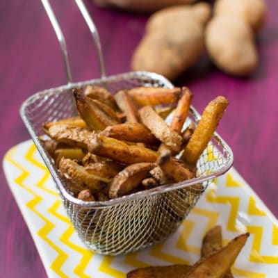 Recette de Frites "country" au four, frites light au four