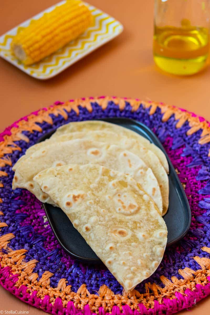 Recette de Tortillas maisons (pour tacos, wraps, fajitas, etc