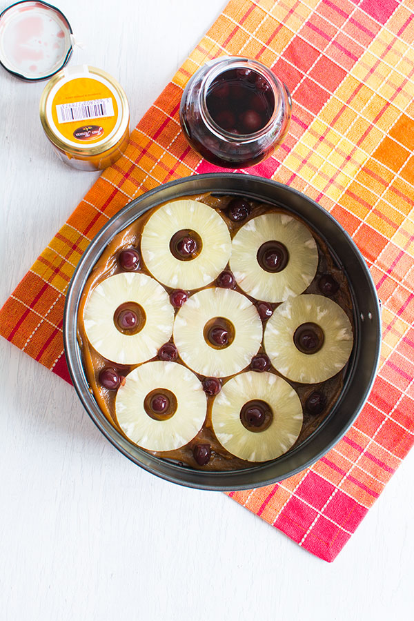 Recette de gâteau renversé à l'ananas