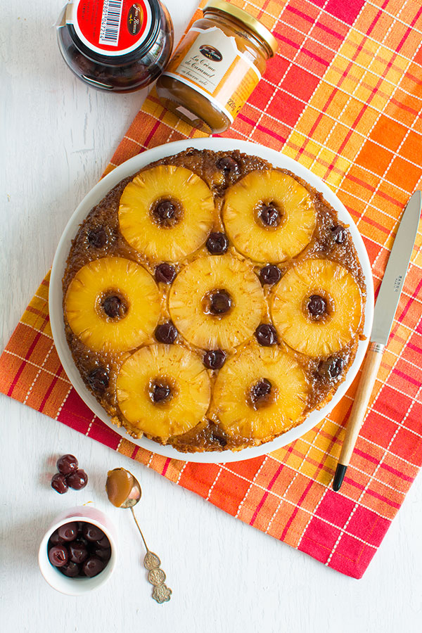 Recette de gâteau renversé à l'ananas