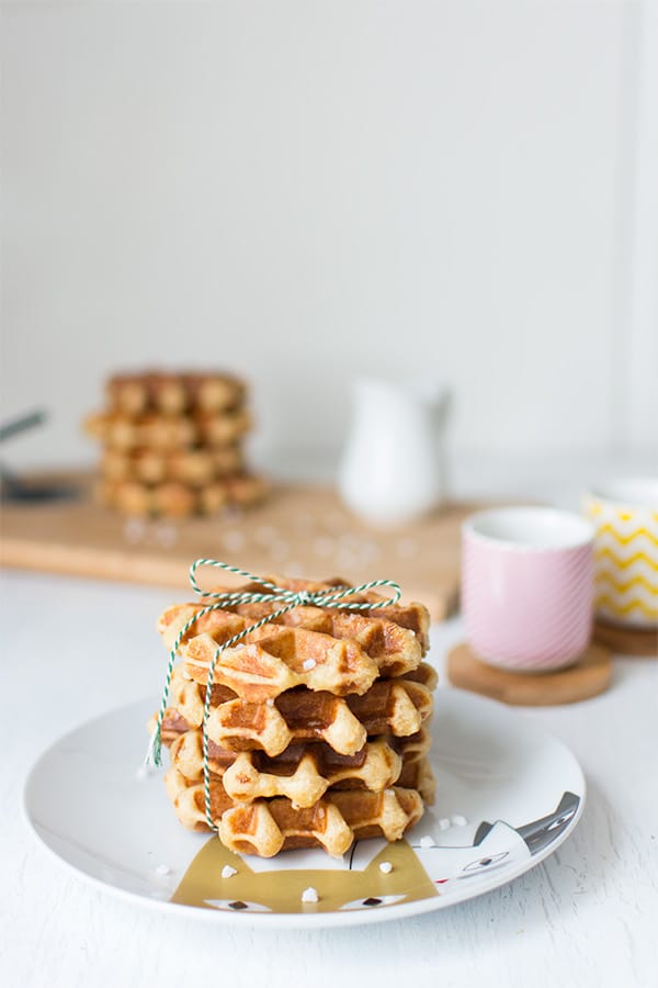 Recette de Gaufres liégoises (Gaufres de liège comme à Bruxelles)