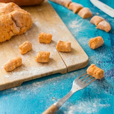 Recette de Gnocchis de patate douce, recette facile de gnocchis de patate douce, recette simple et rapide pour faire des gnocchis !