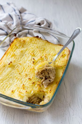 Recette de Hachis parmentier de poulet rôti