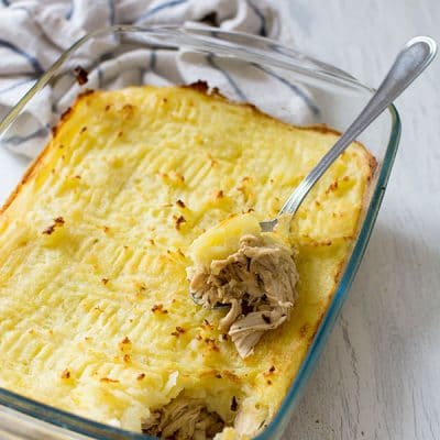 Recette de Hachis parmentier de poulet rôti