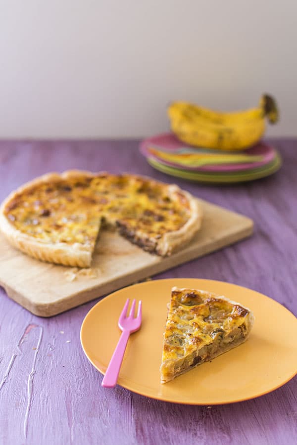 Recette de tarte aux pommes à l'alsacienne, et recette de tarte bananes caramélisées et chocolat avec les petites tartes Herta.