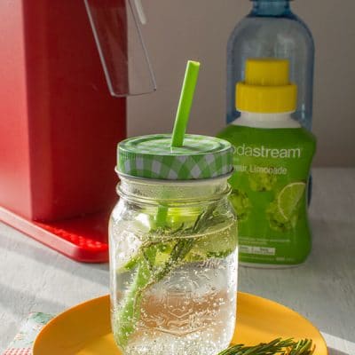 Recette de Limonade concombre et romarin (Sodastream), recette facile de limonade rafraîchissante pour l'été !