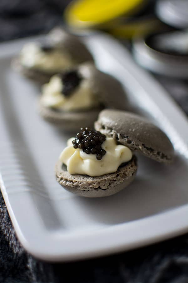 Recette de Macarons chocolat blanc et Caviar de Neuvic