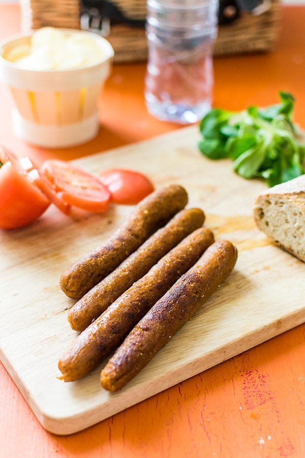 Recette de Merguez végétales (vegan), recette du livre Ma petite boucherie  Vegan