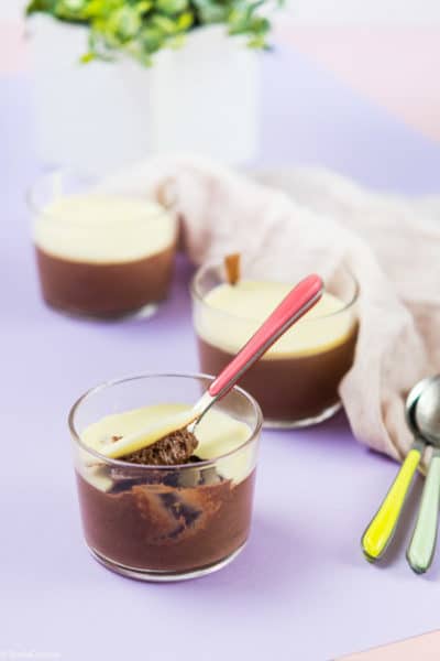 Recette de Mousse chocolat cannelle et craquant chocolat blanc