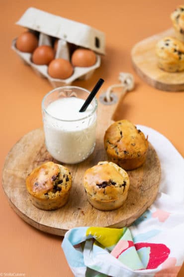 Recette facile de muffins aux pépites de chocolat !