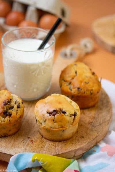 Recette facile de muffins aux pépites de chocolat !