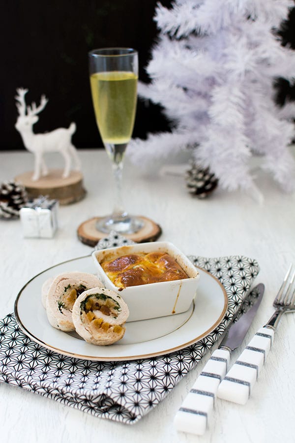 Recette de Noël : Ballotines de dinde aux abricots et pruneaux, ballotines de dinde sucré-salé facile pour noel