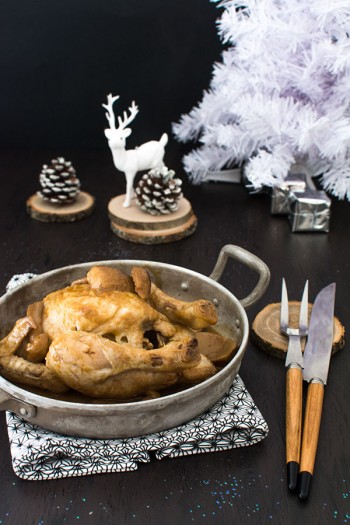 Recette de Noël : Coquelets sauce aux cèpes