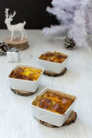 Recette de Noël : flans de légumes aux marrons