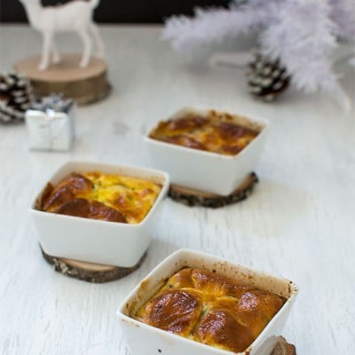 Recette de Noël : flans de légumes aux marrons