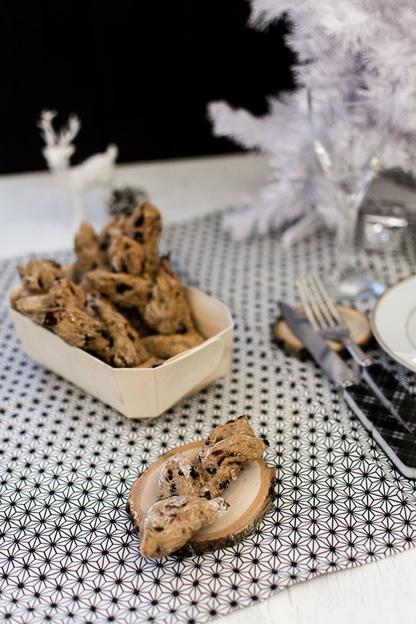 Recette de Noël : pain serviette aux cranberries, épices