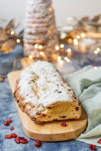 Recette de Noël végétarien : brioche Stollen alsacien