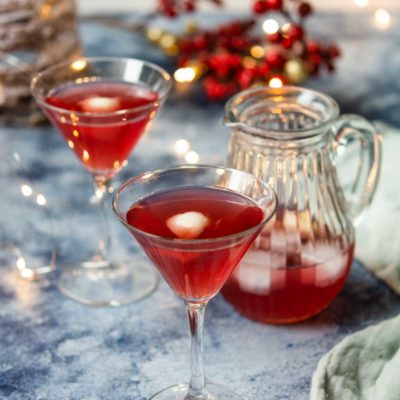 Recette de Noël végétarien : Cocktail au litchi