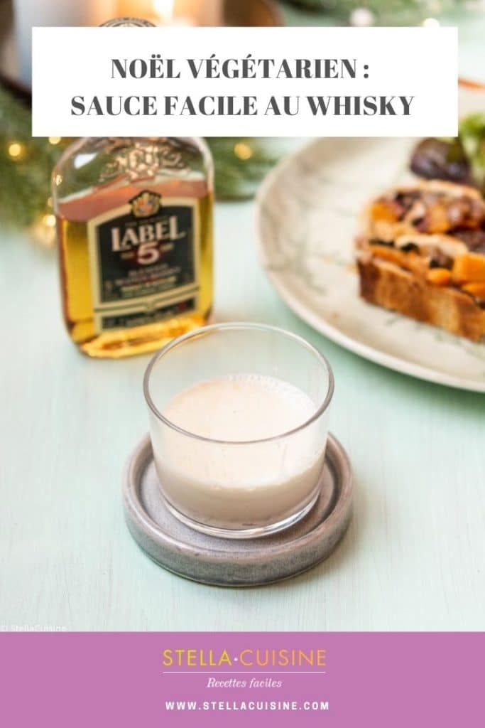 Recette de Noël végétarien : sauce au whisky